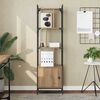 vidaXL Bookcase Artisan Oak 44.5 x 30 x 154.5 cm Engineered Wood