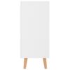 vidaXL Sideboard High Gloss White 90x30x72 cm Engineered Wood