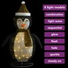 vidaXL Decorative Christmas Snow Penguin Figure LED Luxury Fabric 90cm