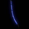 vidaXL LED Christmas Tree with Ground Spikes Blue 180 cm Metal