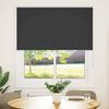 vidaXL Roller Blind Blackout Black 140x130 cm Fabric Width 136.6 cm Polyester