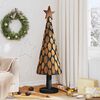 vidaXL Christmas Tree with Stand Brown 150 cm Solid teak wood