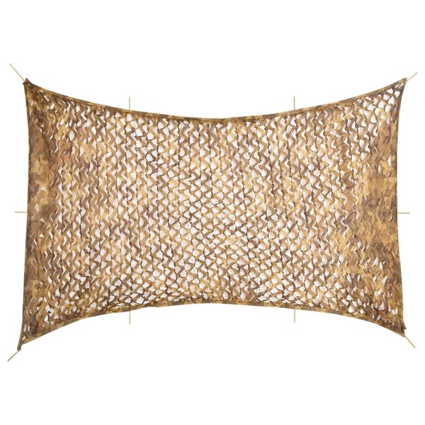 vidaXL Camouflage Net with Storage Bag 724x515 cm Sand