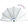 vidaXL Pool Dome Round 376x188 cm PVC