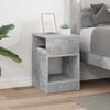 vidaXL End Table Concrete Grey 30.5 x 30 x 45 cm Engineered Wood