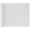 vidaXL Balcony Screen White 75x300 cm HDPE
