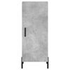 vidaXL Highboard Concrete Grey 34.5x34x180 cm Engineered Wood