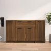 vidaXL Sideboards 3 pcs Brown Oak Engineered Wood