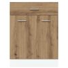 vidaXL Drawer Bottom Cabinet Lyon Artisan Oak 60x46x81.5 cm Engineered Wood
