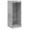 vidaXL Sideboards with LED Lights 3 pcs Concrete Grey Engineered Wood