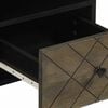 vidaXL TV Cabinet Black 100x33x46 cm Solid Wood Mango
