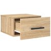 vidaXL Wall-mounted Bedside Cabinets 2 pcs Sonoma Oak 35x35x20 cm