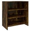 vidaXL 2 Piece Sideboard Smoked Oak Engineered Wood