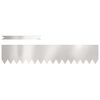 vidaXL Lawn Edging 50 pcs Silver 100 x 0.05 x 20 cm Stainless Steel