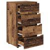 vidaXL Storage Cabinets 2 pcs Old Wood 60 x 48 x 105 cm