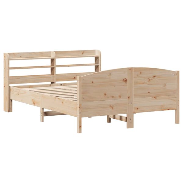 vidaXL Bed Frame without Mattress 140x200 cm Solid Wood Pine