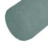 vidaXL Bolster Pillows 2 pcs Sea Green Ø 25 x 70 cm Corduroy Fabric