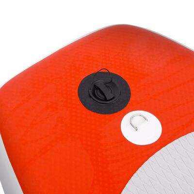 vidaXL Inflatable Stand Up Paddle Board Set Red 360x81x10 cm