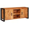 vidaXL TV Cabinet with Shelf Brown 120 x 33 x 50 cm Solid acacia wood