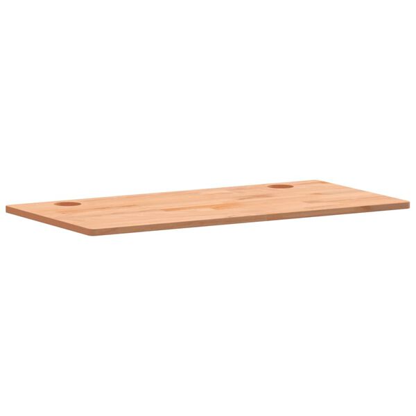 vidaXL Desk Top 100x50x1.5 cm Solid Wood Beech
