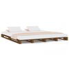 vidaXL Pallet Bed without Mattress Honey Brown 140x190 cm Solid Wood