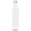 vidaXL Small Glass Bottles 260 ml with Screw Cap 20 pcs