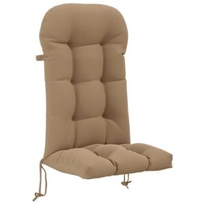 vidaXL Sun Lounger Cushion PUTTEN 100% Polyester Taupe