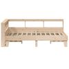 vidaXL Bookcase Bed without Mattress 135x190cm Double Solid Wood Pine