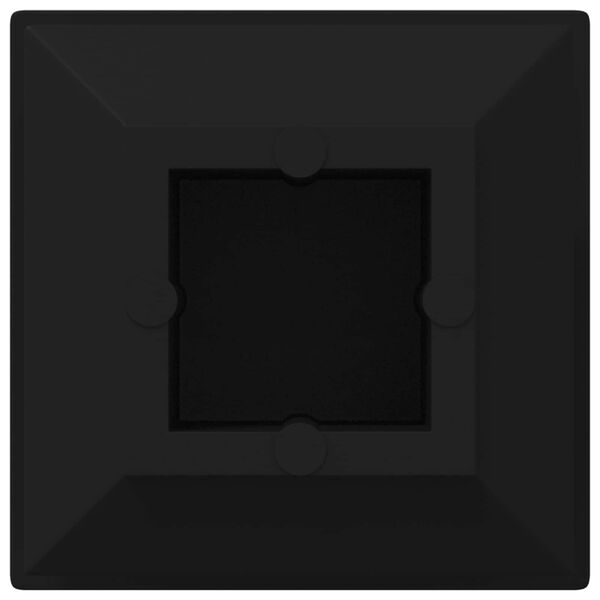 vidaXL End Caps 10909 pcs Black 15 x 15 x 15 mm PP