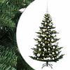 vidaXL Artificial Christmas Tree with Bauble 120 cm 150 LEDs