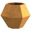 vidaXL Planter Rusty 50 x 50 x 40 cm Weathering Steel