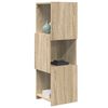 vidaXL Corner Cabinet Sonoma Oak 30.5x30x95cm Engineered Wood