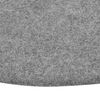 vidaXL Artificial Grass with Studs Dia.130 cm Grey Round