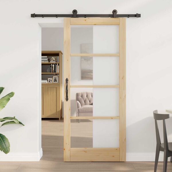 vidaXL Sliding Door ORKDAL Natural 86 x 198.5 cm