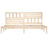 vidaXL Bed Frame without Mattress Solid Wood Pine 200x200 cm
