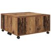 vidaXL Coffee Table Old Wood 75 x 75 x 38 cm Engineered Wood