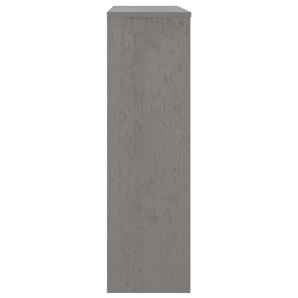 vidaXL Top for Highboard HAMAR Light Grey 90x30x100cm Solid Wood Pine