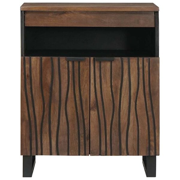 vidaXL Sideboard Brown 60 x 33 x 75 cm Solid mango wood