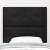 vidaXL Headboard with Headboard Black 90 cm Faux Leather