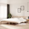 vidaXL Bed Frame without Mattress Solid Wood 200x200 cm