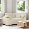 vidaXL Sofa Beige 160 x 77 x 82 cm Linen
