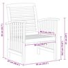 vidaXL Garden Chairs 2 pcs Solid Acacia Wood