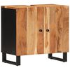 vidaXL 2 Piece Bathroom Furniture Set Solid Wood Acacia