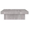 vidaXL Coffee Table Grey Sonoma 90x90x28 cm Engineered Wood