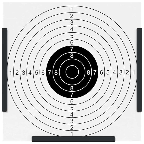 vidaXL Pellet Trap Black 17 x 17 cm Steel