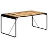 vidaXL Dining Table 180x90x76 cm Solid Rough Mango Wood