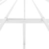 vidaXL Metal Bed Frame without Mattress White 140x200cm