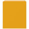 vidaXL Bedside Cabinets 2 pcs Yellow 34.5x39x44 cm Steel