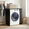 vidaXL Wash Machine Cabinet Black Oak 87 x 60 x 89 cm Engineered wood
