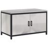 vidaXL Kitchen Storage Cabinet HATTEM Silver 90 x 50 x 53 cm Steel